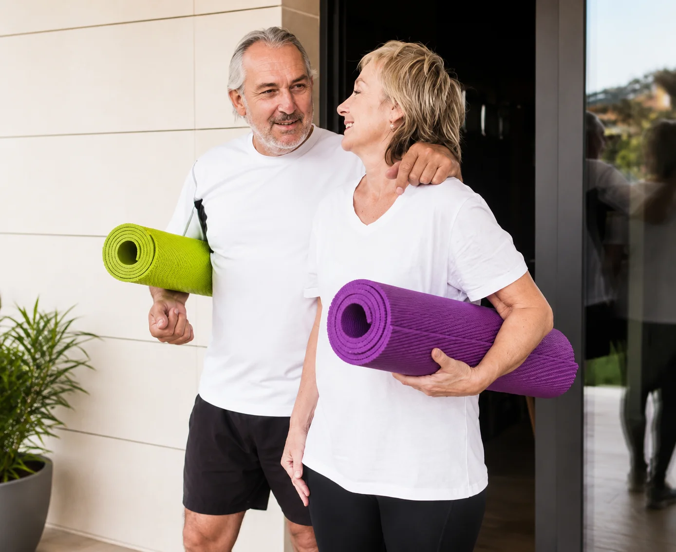 couple qui fait du sport