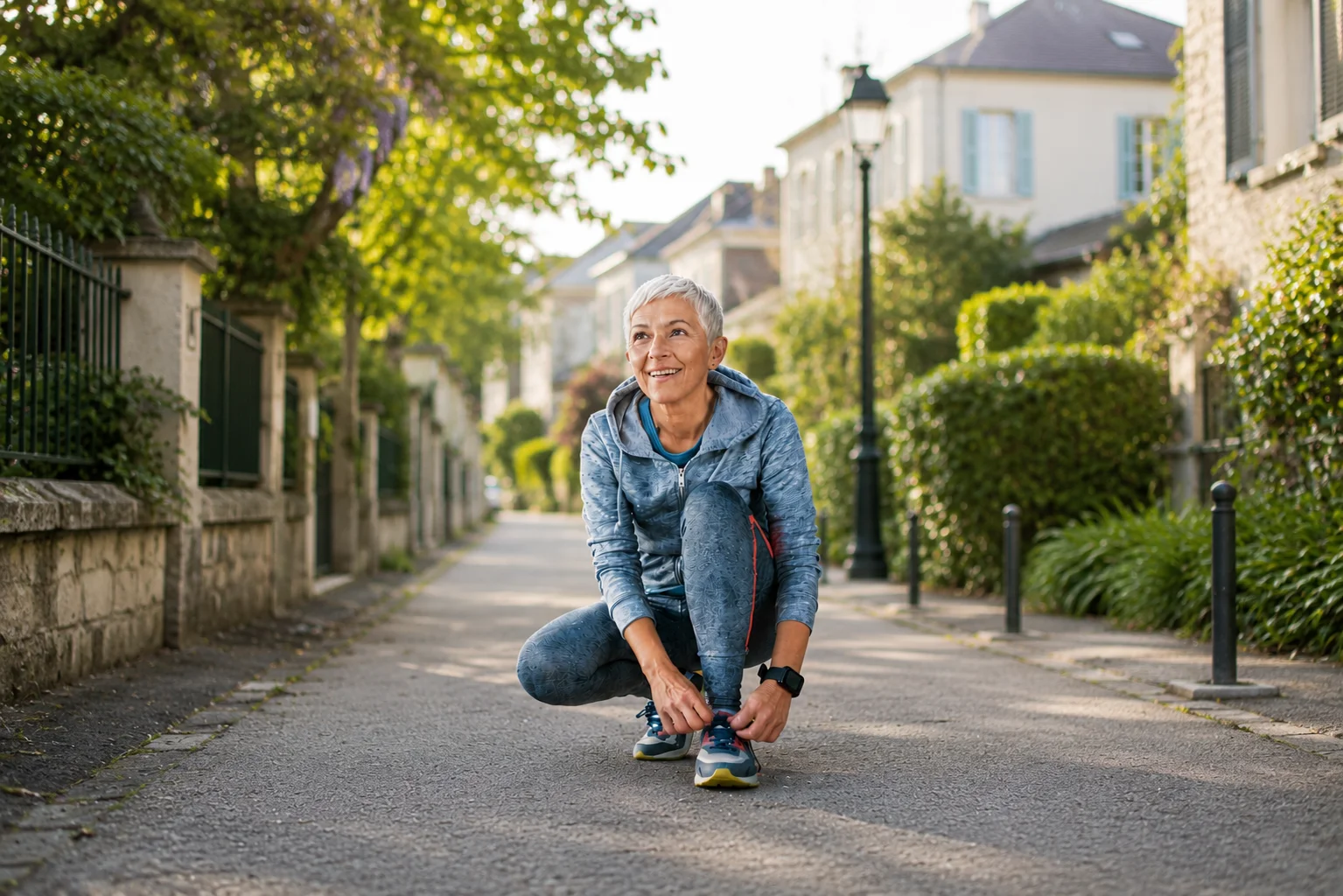 woman running